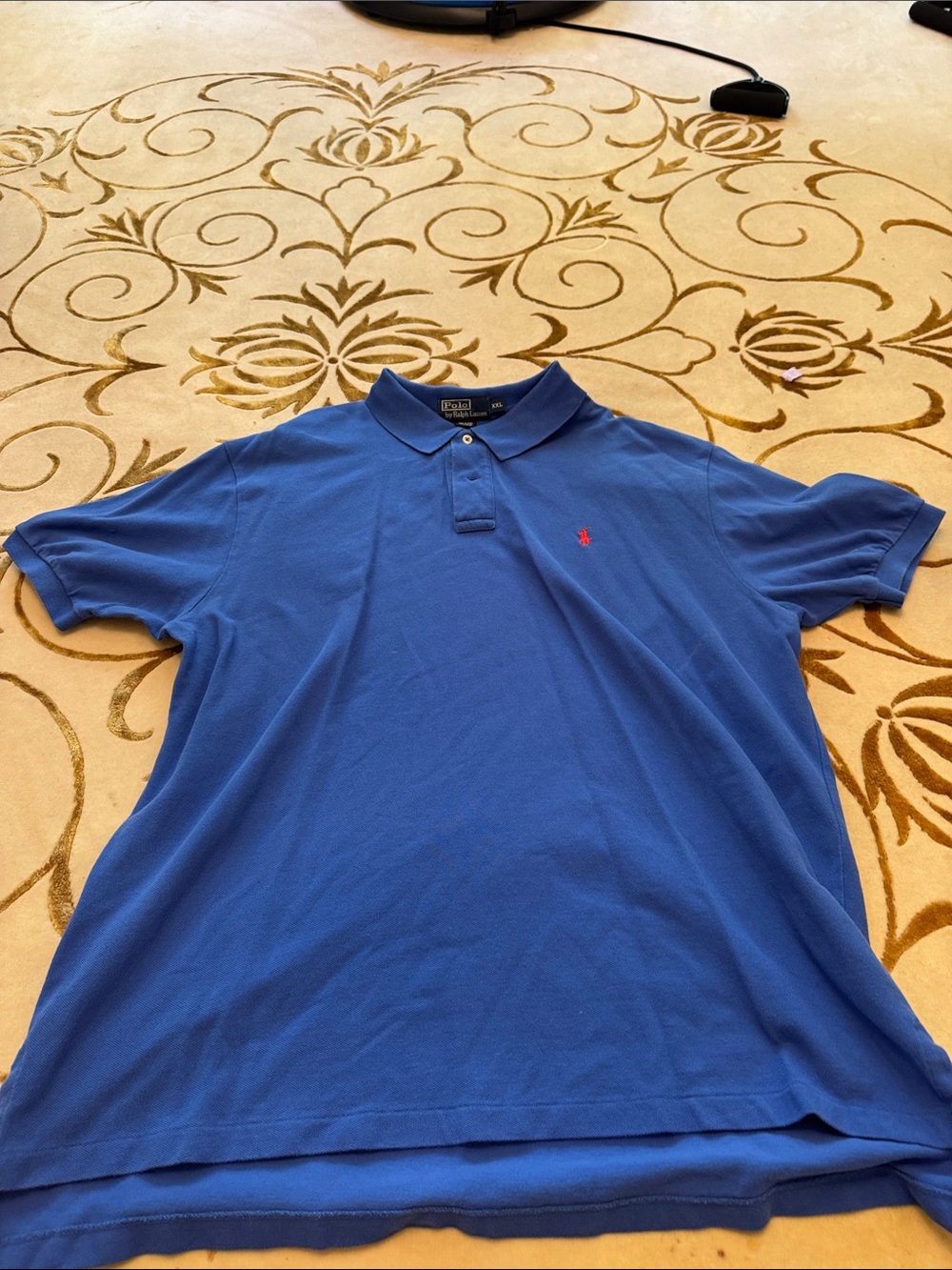 Polo by Ralph Lauren Blue Polo Shirt with Red Pony